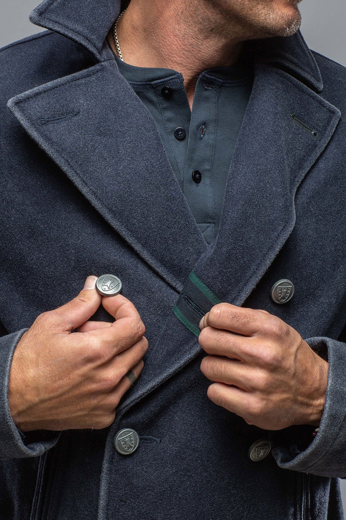 Mayfield Vintage Pea Coat | Warehouse - Mens - Outerwear - Cloth | Camplin