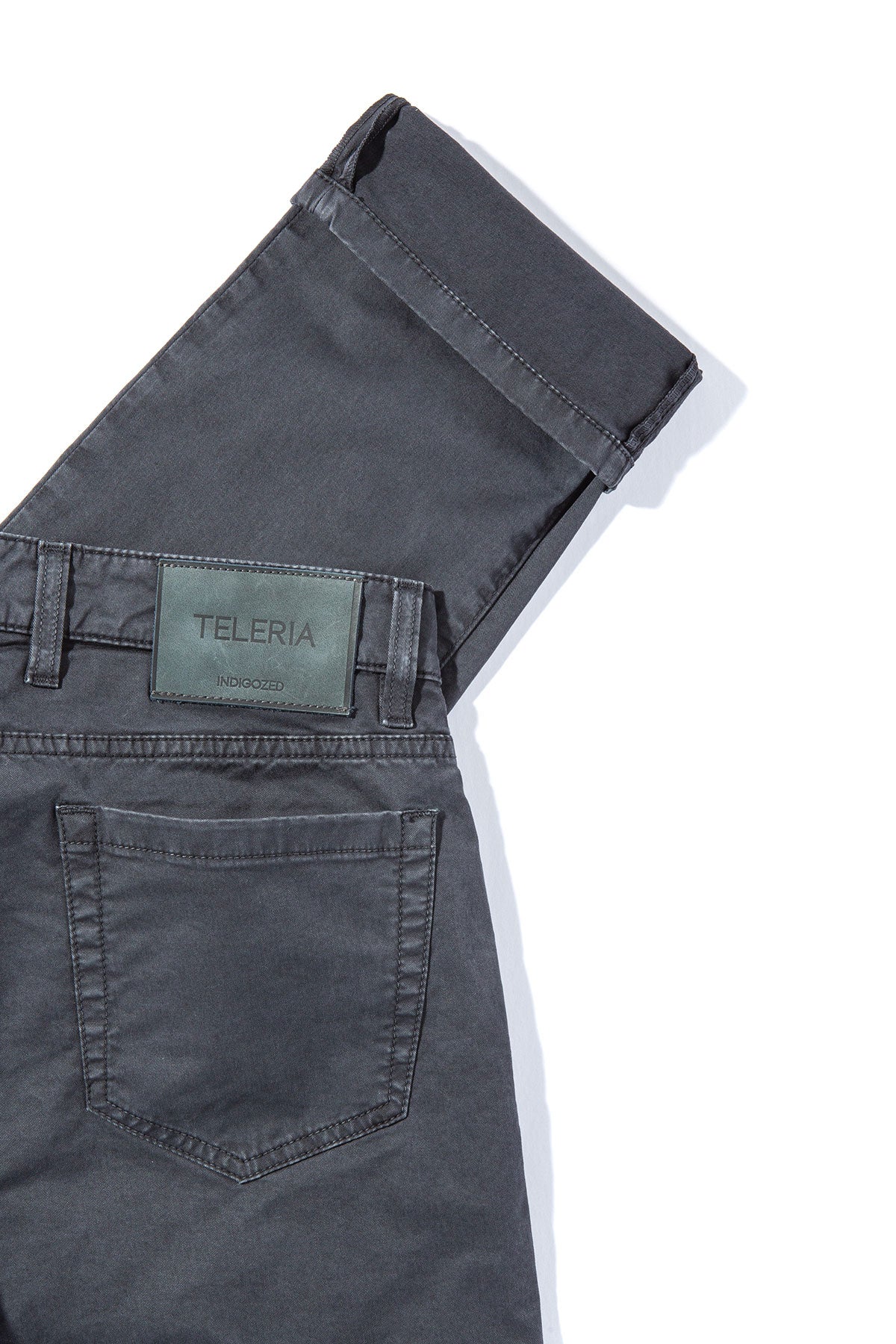 Summit 5-Pocket Cotton Twill In Washed Antracite | Mens - Pants - 5 Pocket | Teleria Zed