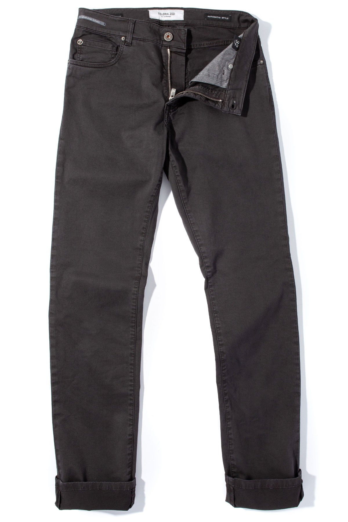 Summit 5-Pocket Cotton Twill In Antracite | Mens - Pants - 5 Pocket | Teleria Zed