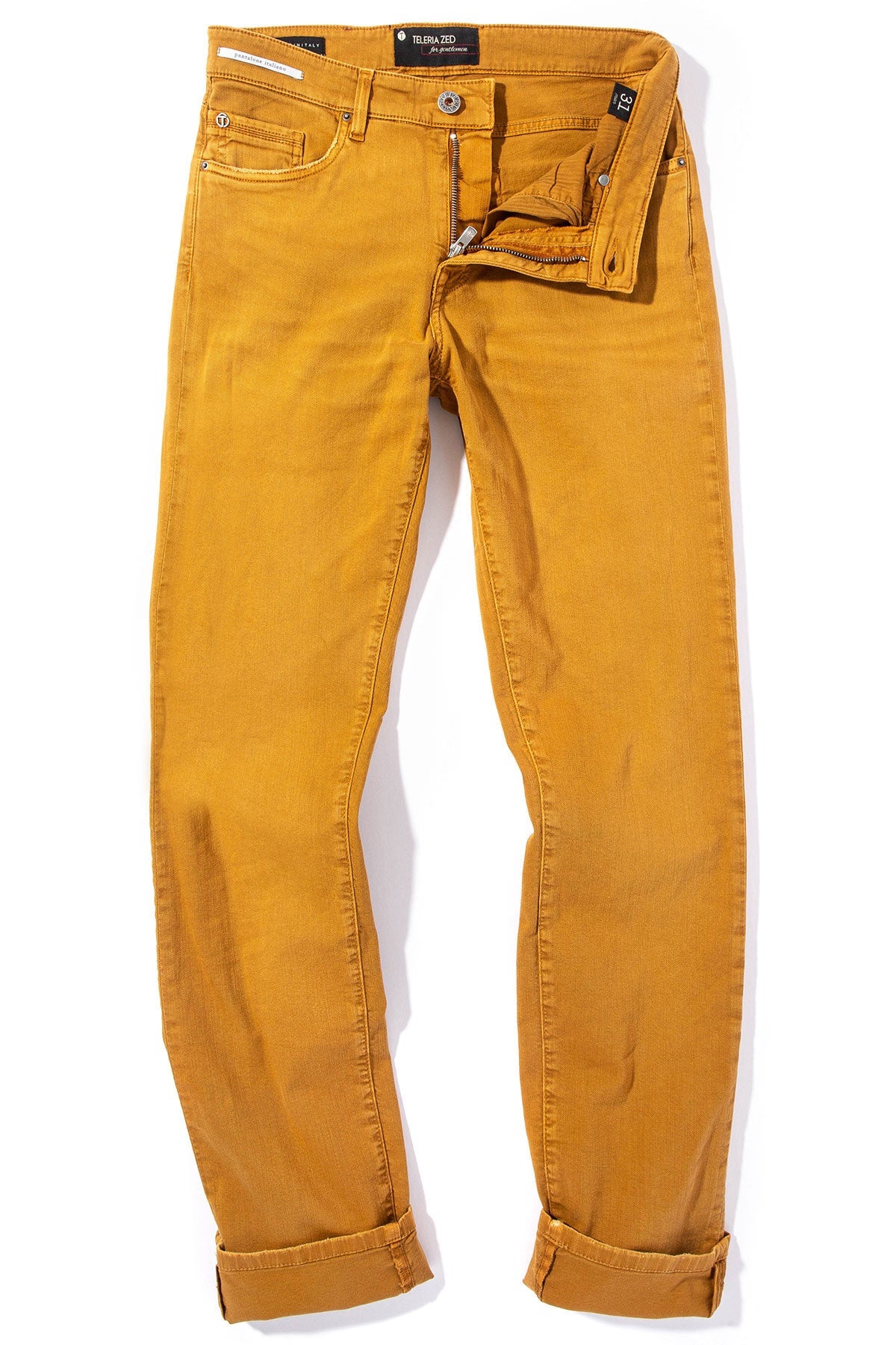 Ouray 5-Pocket Stretch Twill in Curcuma | Mens - Pants - 5 Pocket | Teleria Zed