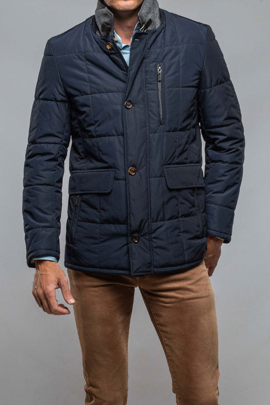 Edison Quilted Jacket Navy | Warehouse - Mens - Outerwear - Cloth | Gimo's