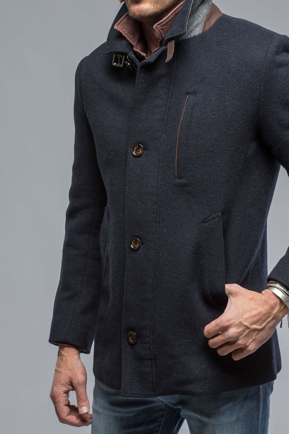 Ethan Wool Carcoat | Warehouse - Mens - Outerwear - Cloth | Gimo's