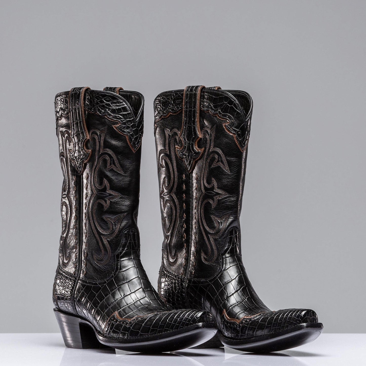 Majestic Crocodile w/ Buffalo Boots | Mens - Cowboy Boots | Stallion Boots