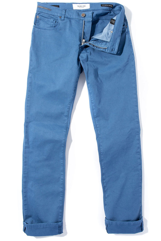 Summit 5-Pocket Cotton Twill In Avio | Mens - Pants - 5 Pocket | Teleria Zed