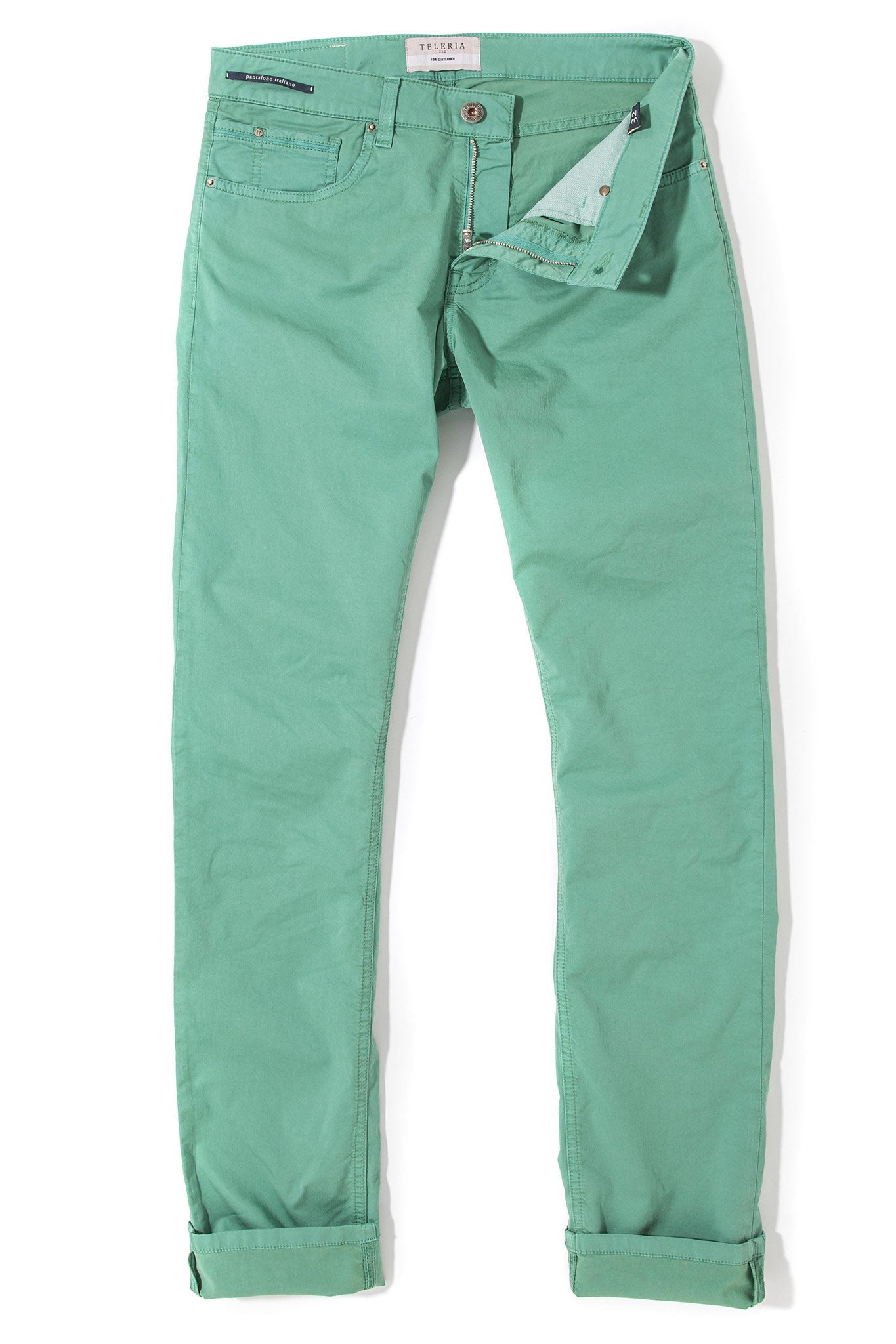 Fowler Ultralight Performance Pant In Verde Giada | Mens - Pants - 5 Pocket | Teleria Zed