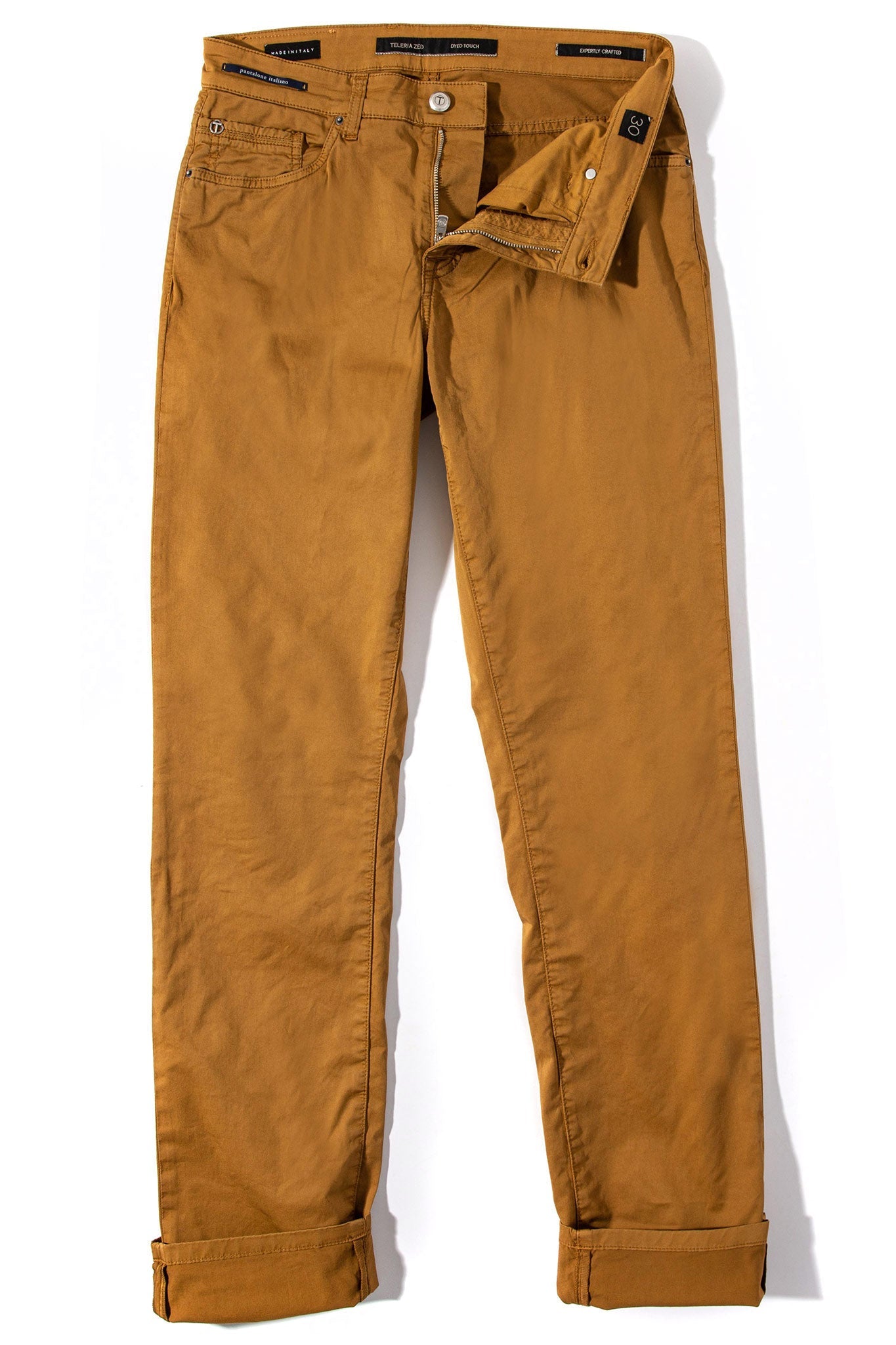 Fowler Ultralight Performance Pant In Gold | Mens - Pants - 5 Pocket | Teleria Zed