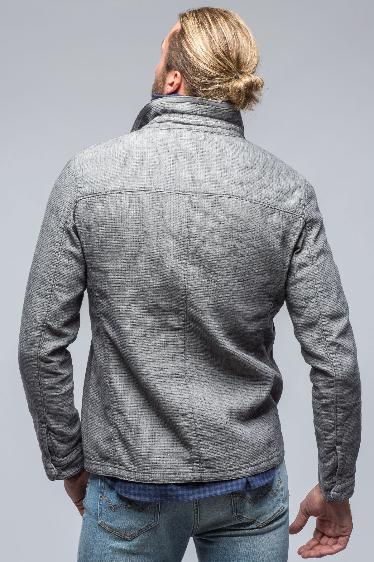 Davos Cotton/Linen Jacket | Warehouse - Mens - Outerwear - Cloth | Gimo's