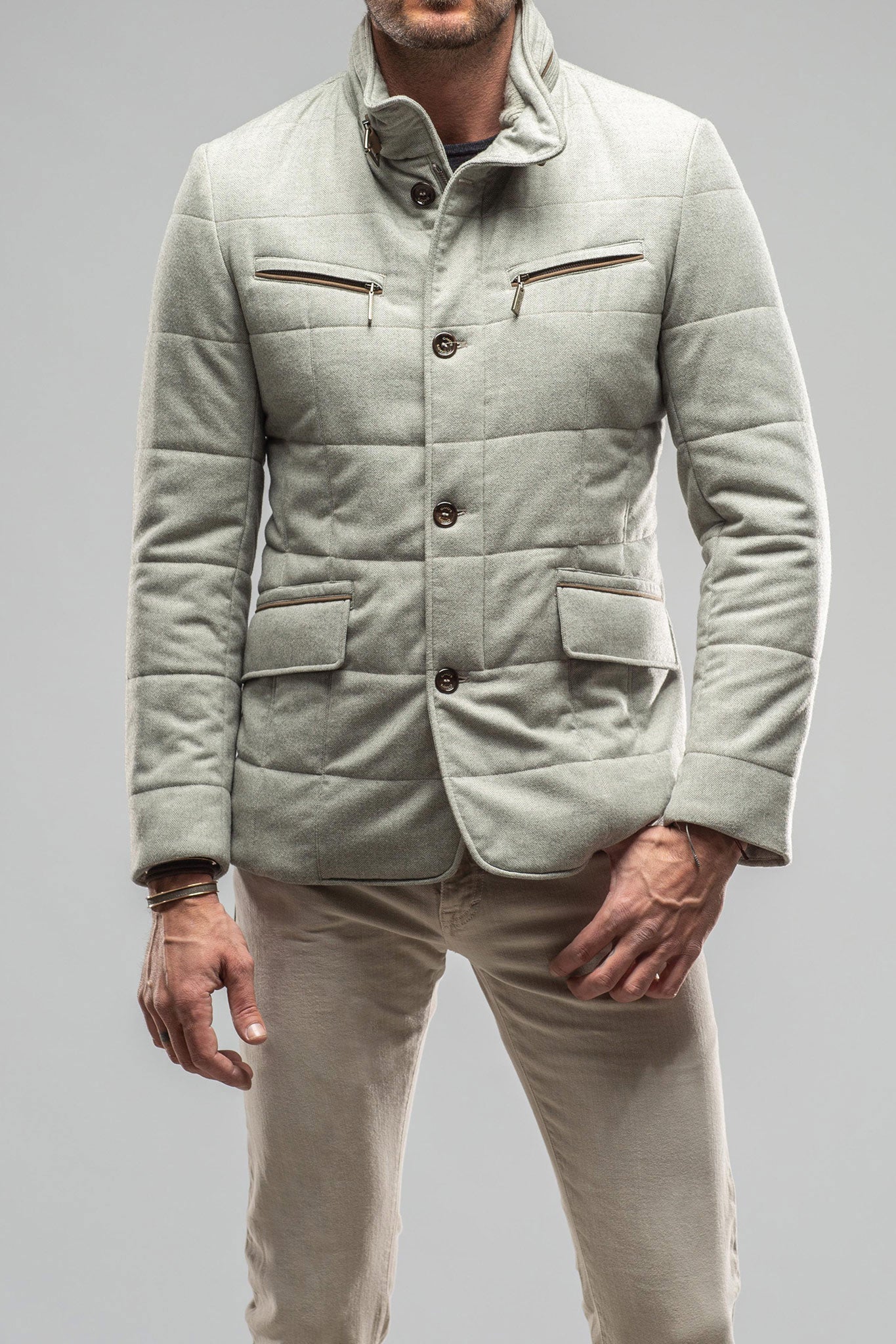 Theodore Herringbone Coat | Warehouse - Mens - Outerwear - Cloth | Gimo's