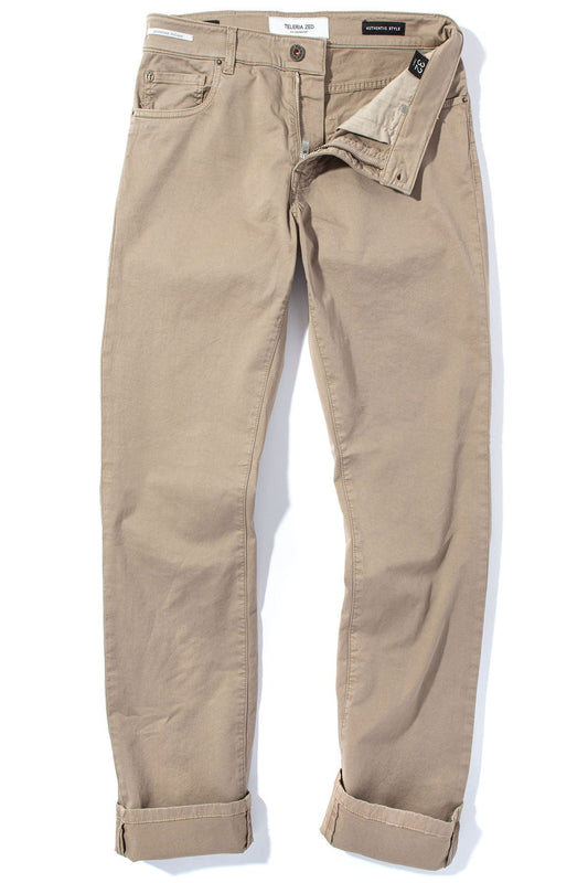 Summit 5-Pocket Cotton Twill In Tortora | Mens - Pants - 5 Pocket | Teleria Zed