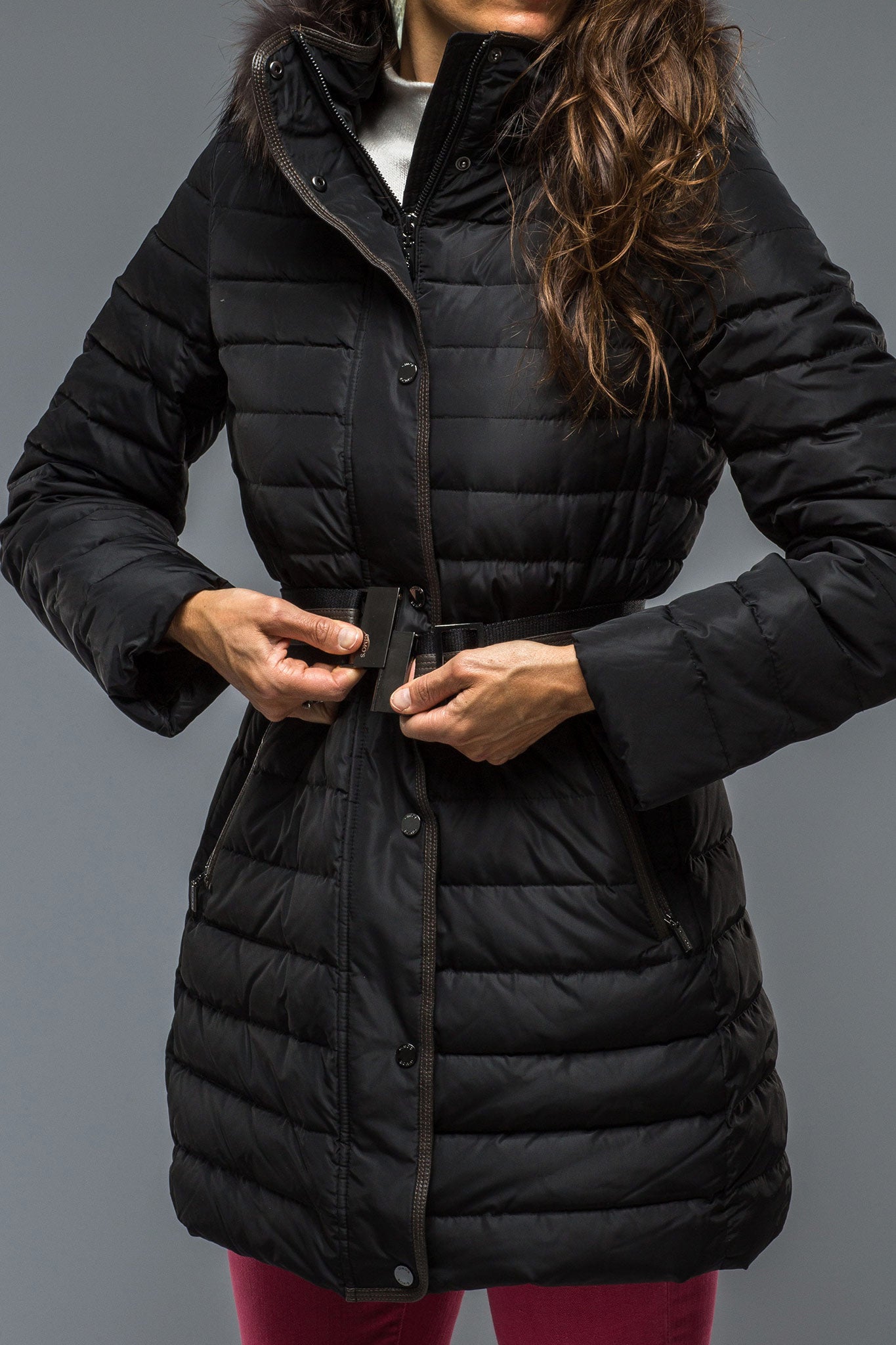 Thalia Long Goose Down Coat | Warehouse - Ladies - Outerwear - Cloth | Gimo's