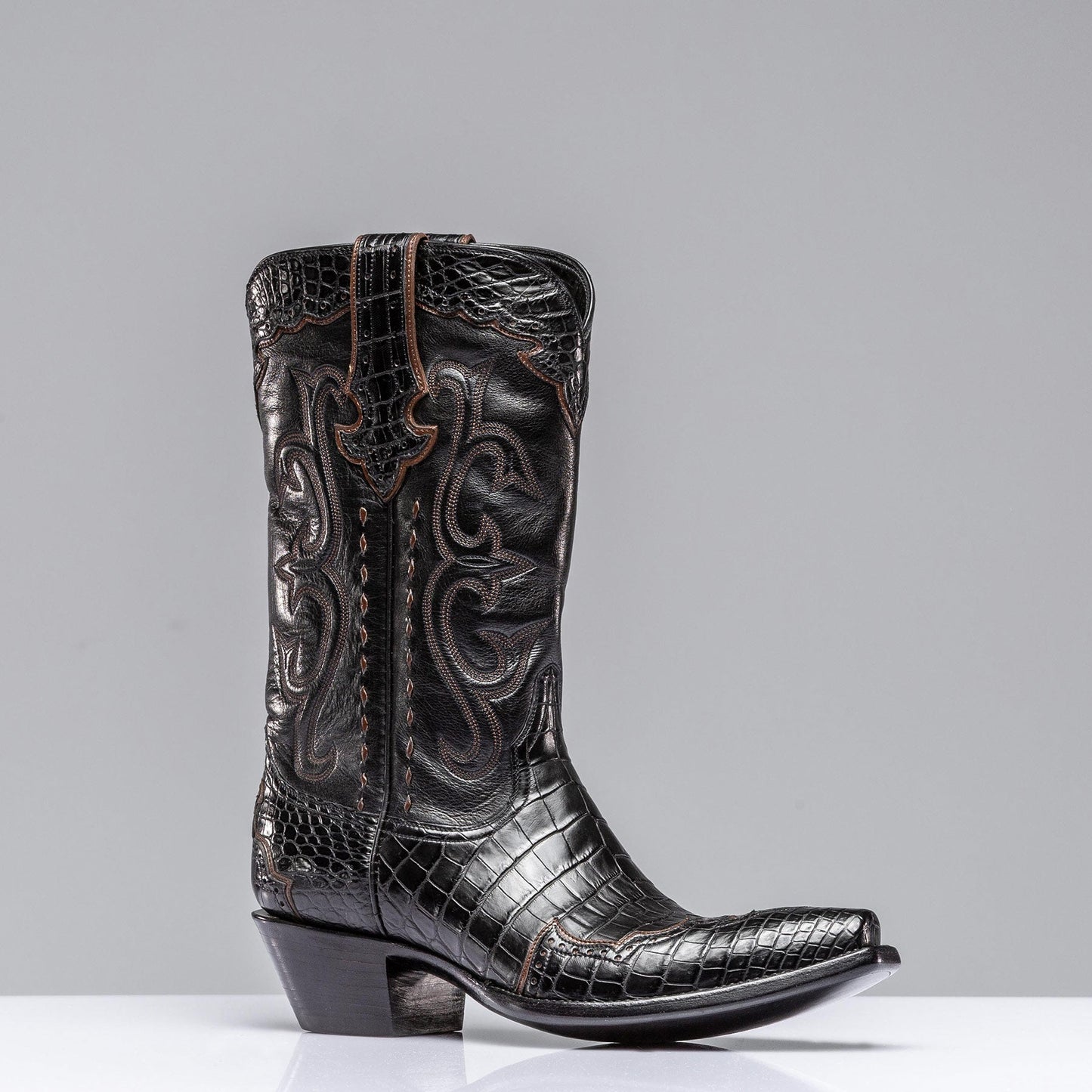 Majestic Crocodile w/ Buffalo Boots | Mens - Cowboy Boots | Stallion Boots