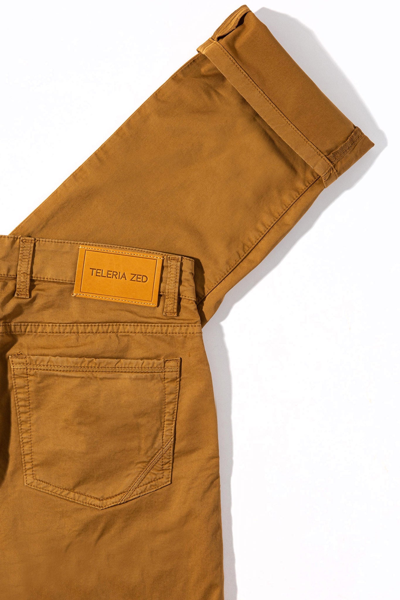 Fowler Ultralight Performance Pant In Gold | Mens - Pants - 5 Pocket | Teleria Zed