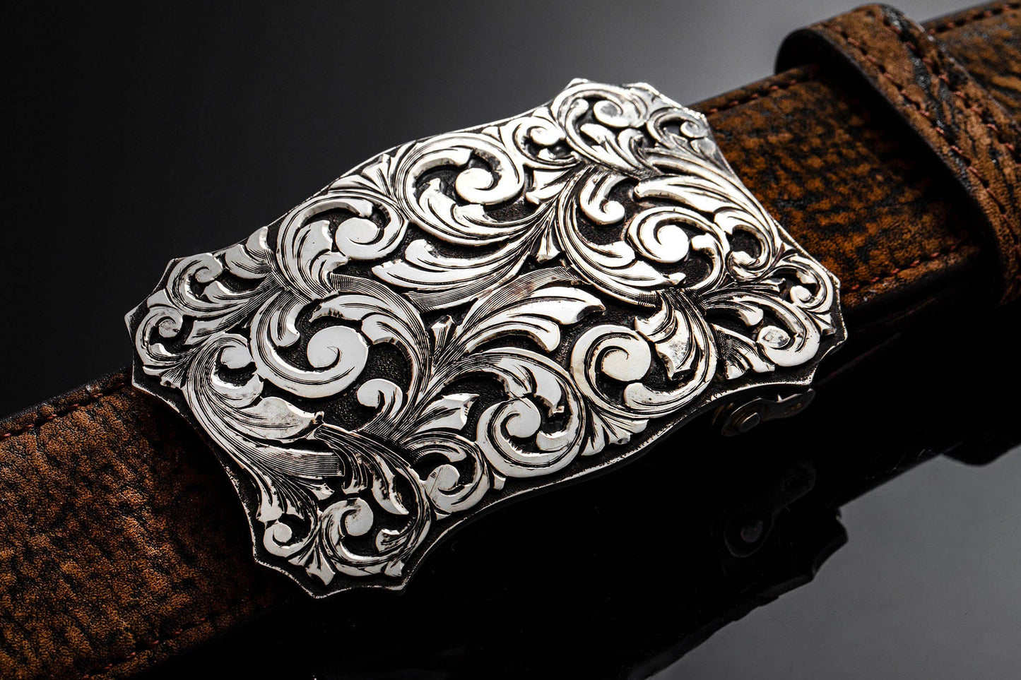 AO Heraldic Swirl | Belts And Buckles - Trophy | Comstock Heritage