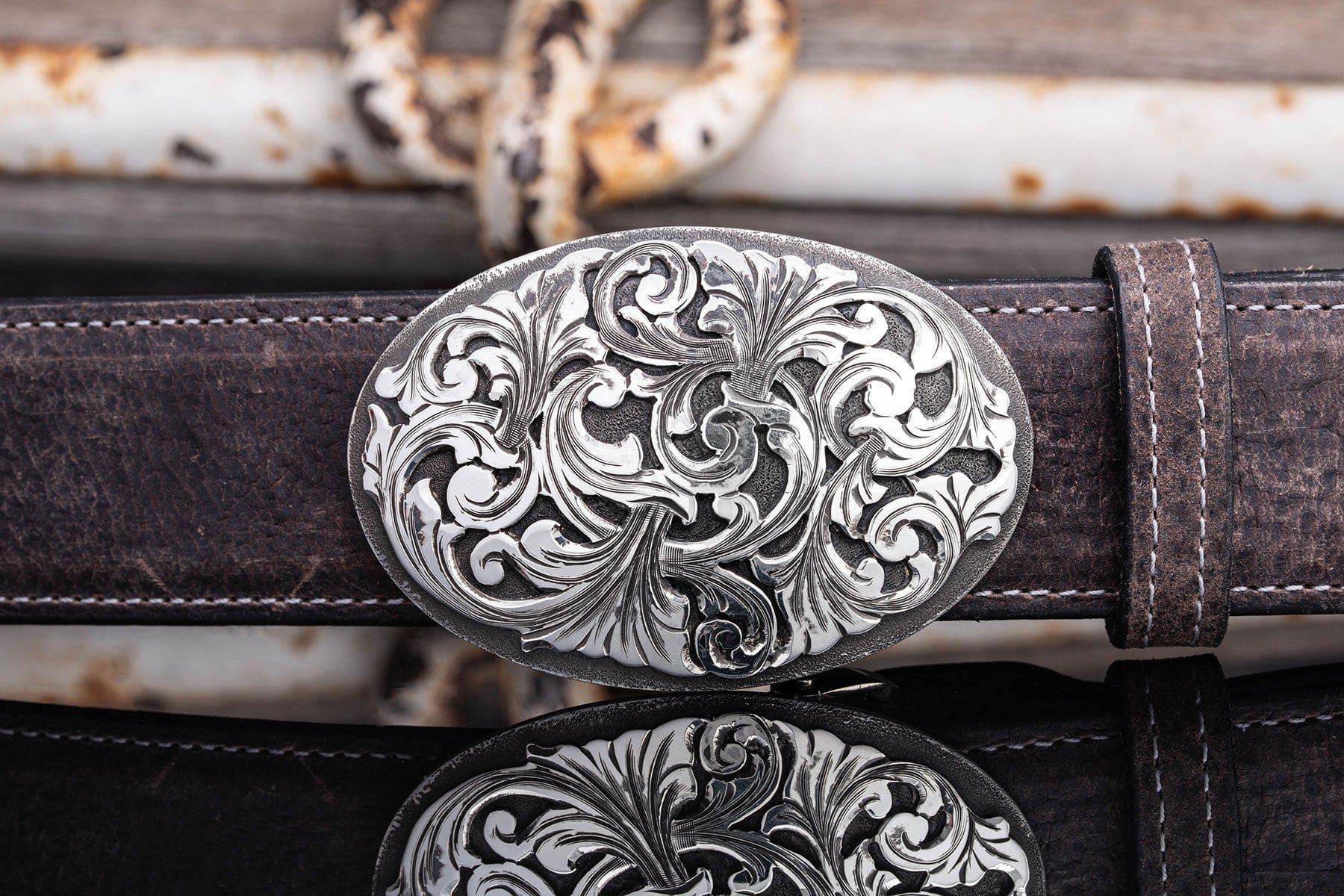 AO Leon Swirl Belt Buckle - AXEL'S