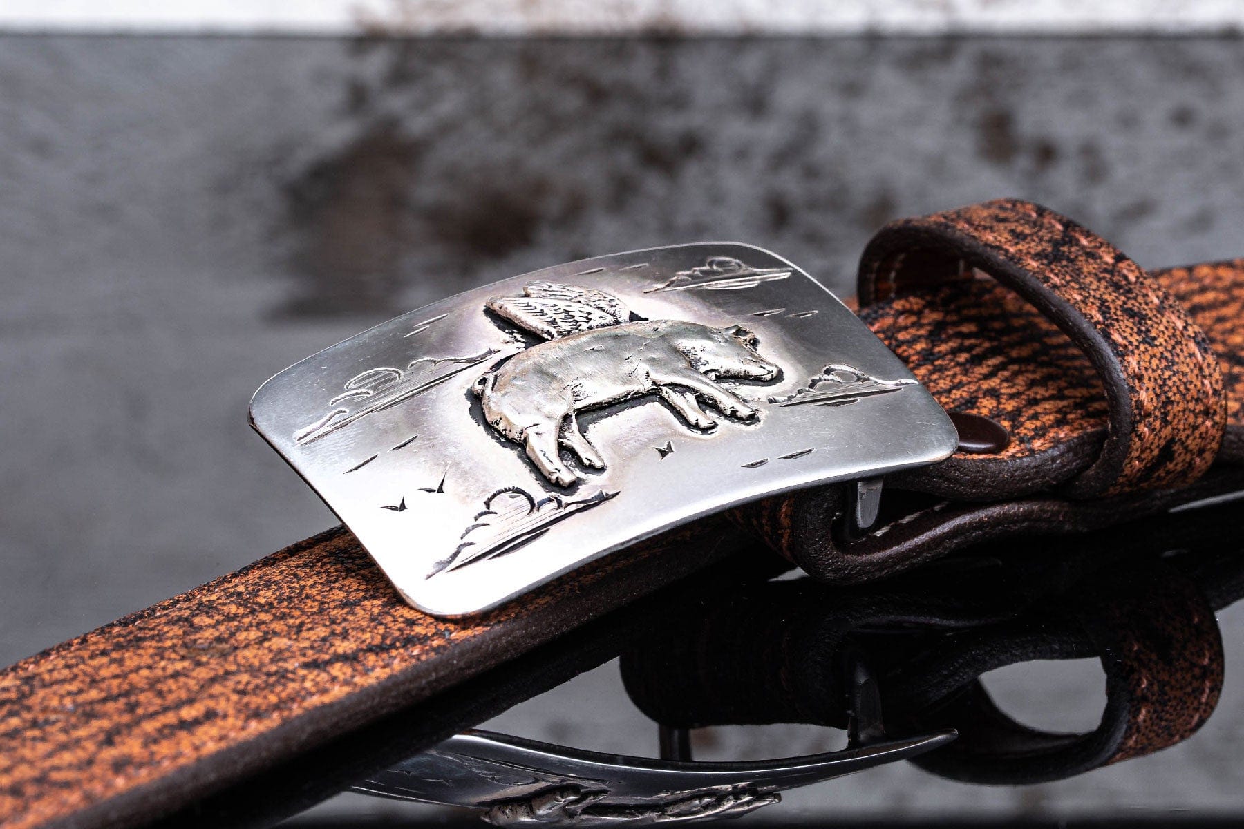 Flying Pig Trophy Buckle - AXEL'S