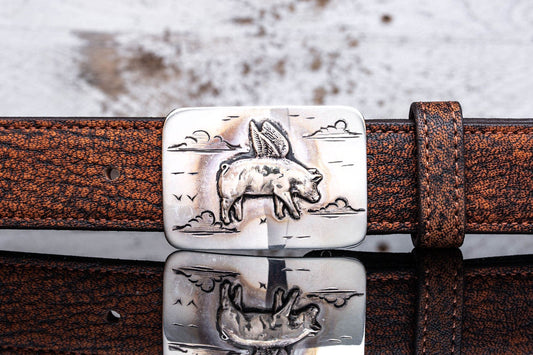 Flying Pig Trophy Buckle - AXEL'S