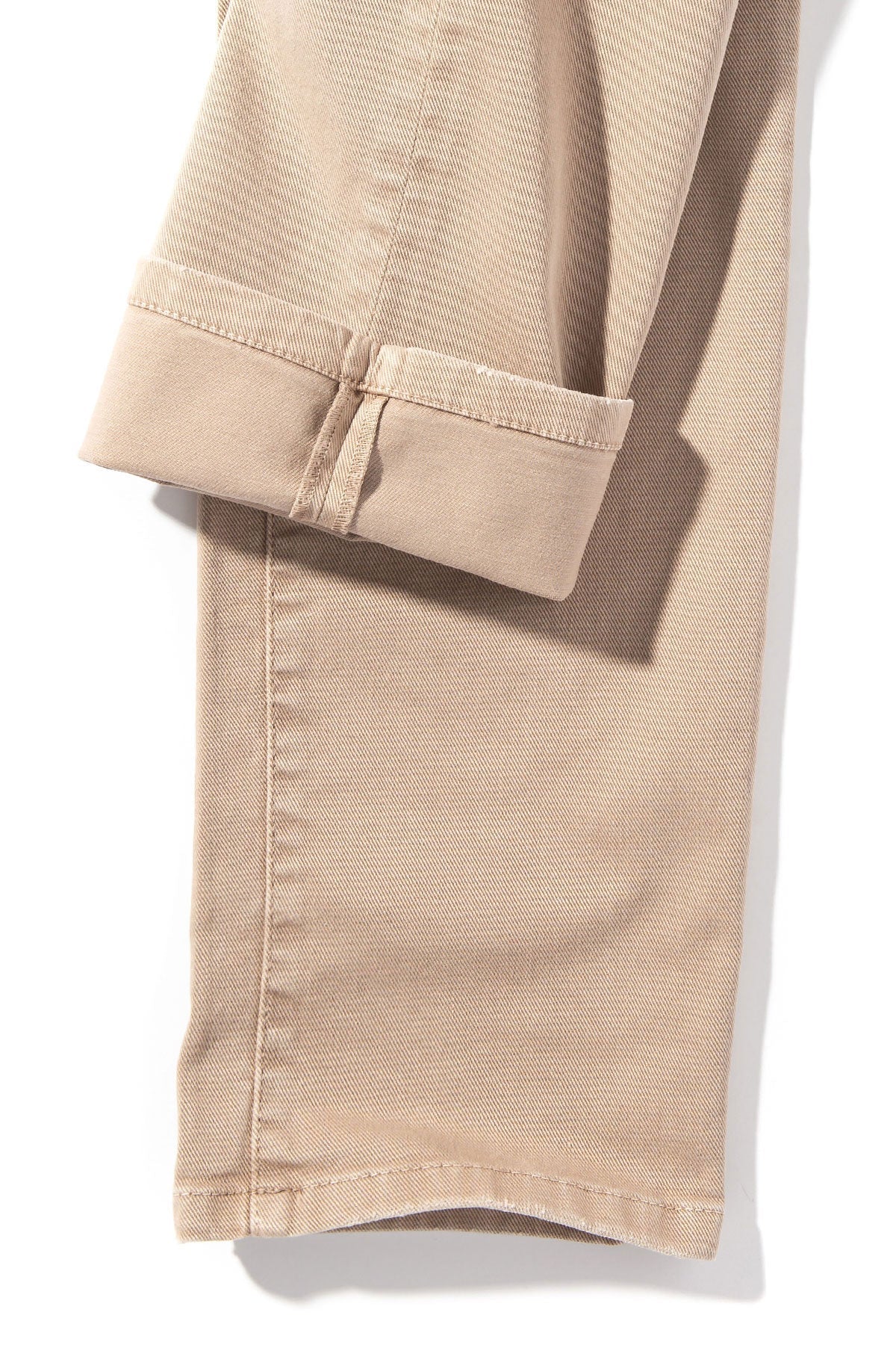 Jackson Slim Cotton Twill In Tortora Light | Mens - Pants - 5 Pocket | Teleria Zed