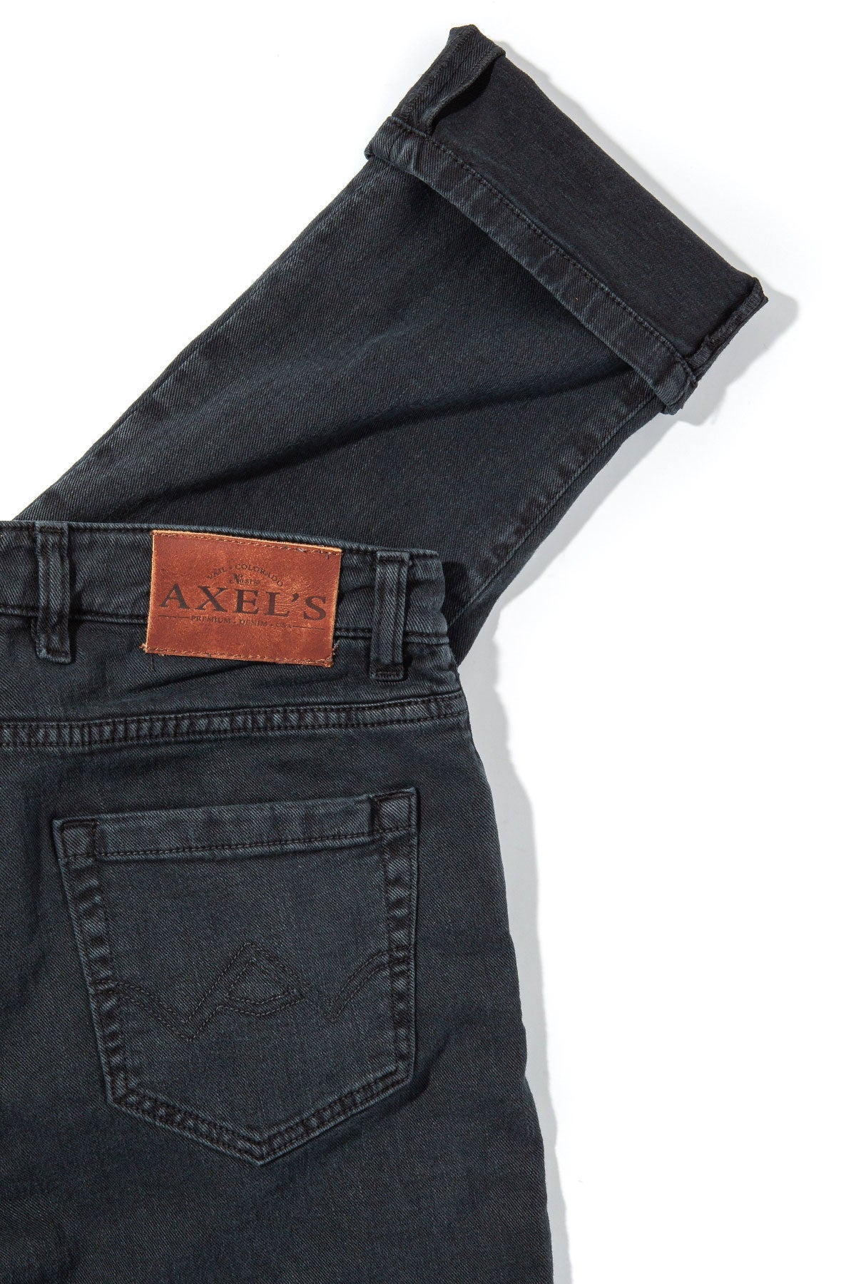 Taos Slim Cotton/Linen Denim in Anthracite | Mens - Pants - 5 Pocket | Axels Premium Denim