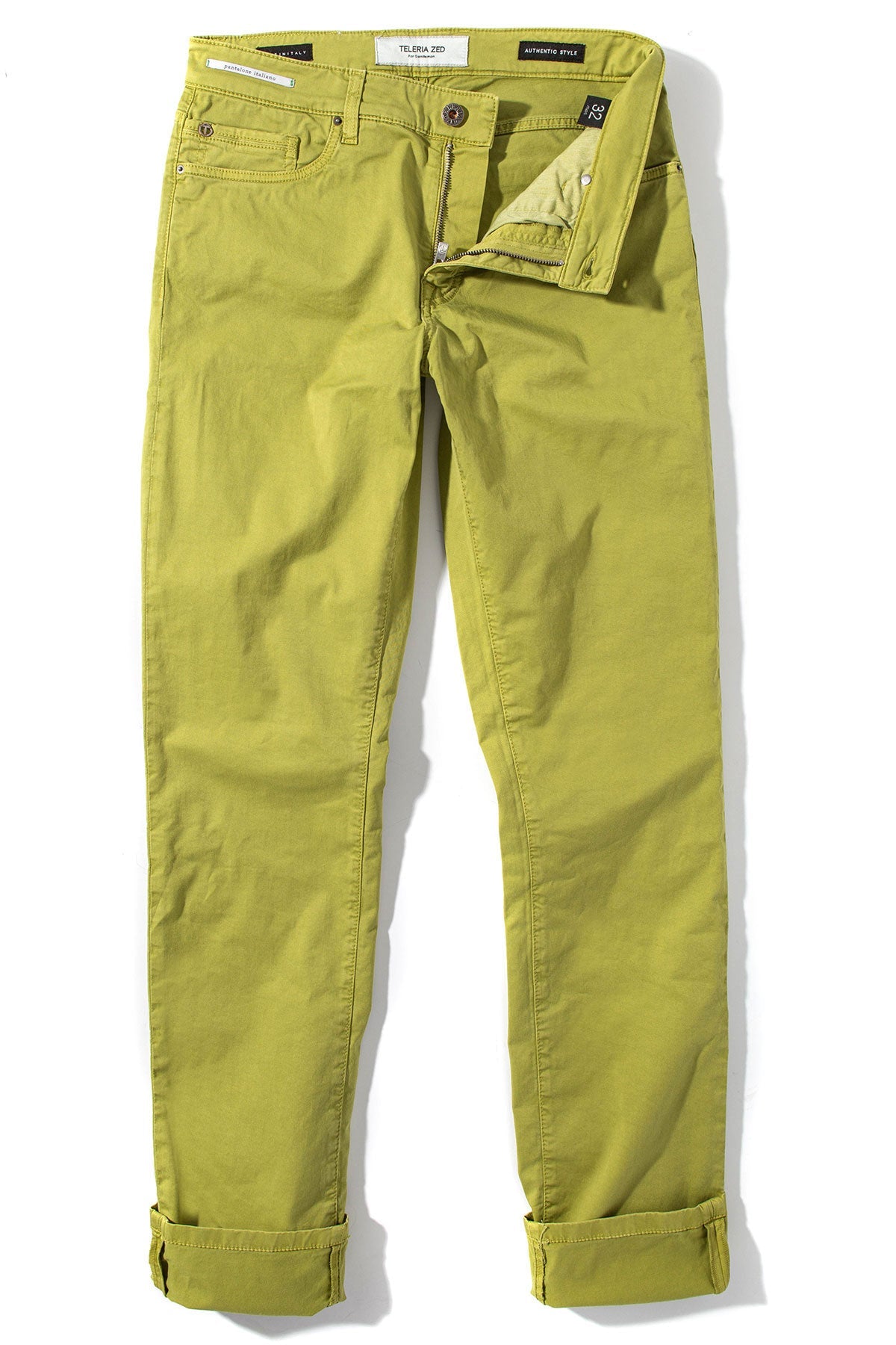 Summit 5-Pocket Cotton Twill In Lime