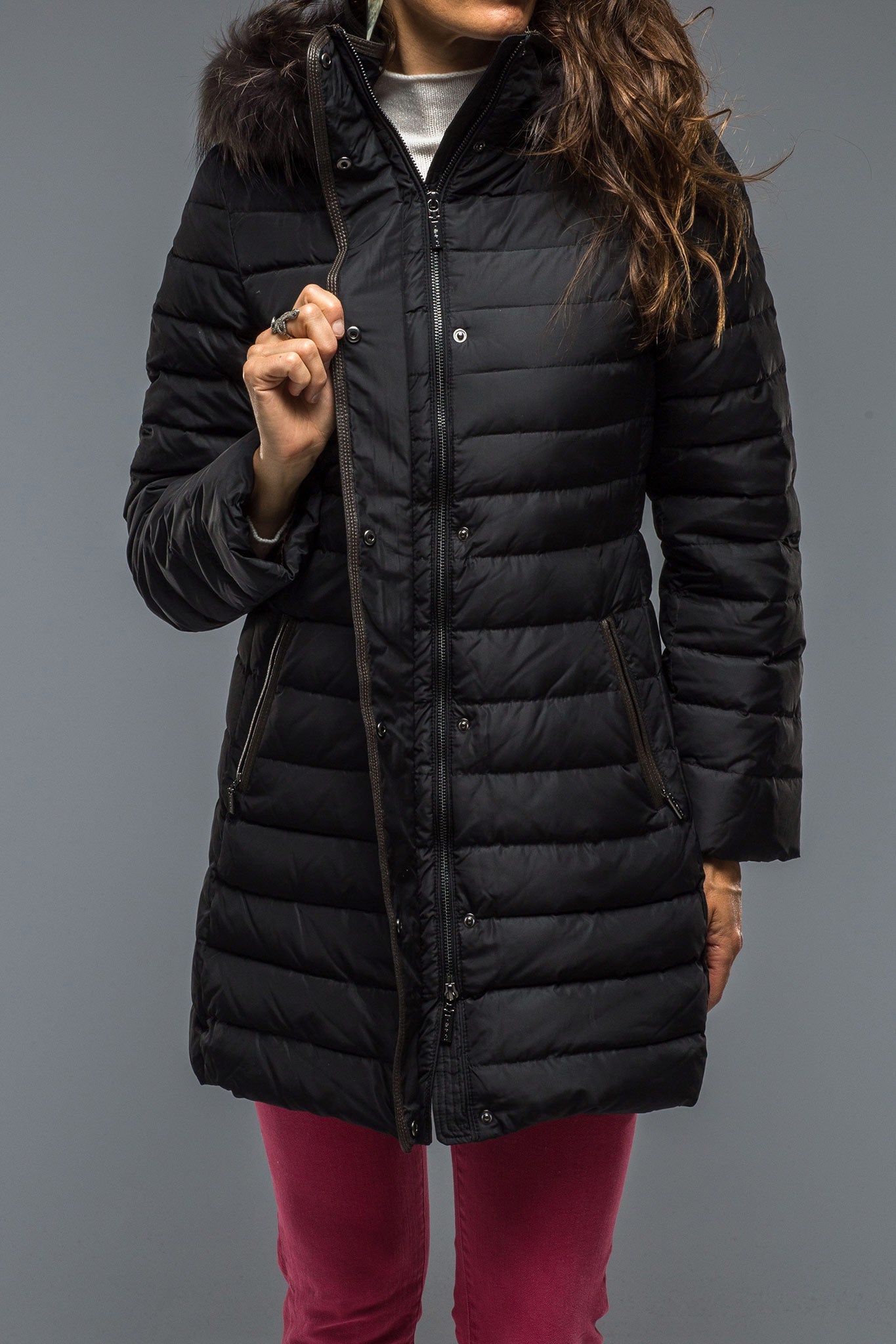 Thalia Long Goose Down Coat | Warehouse - Ladies - Outerwear - Cloth | Gimo's