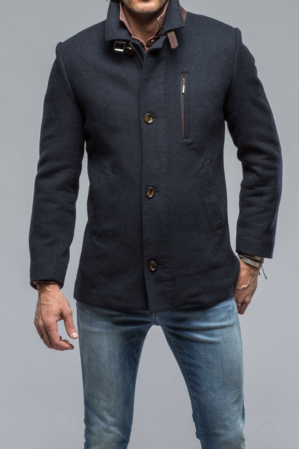 Ethan Wool Carcoat | Warehouse - Mens - Outerwear - Cloth | Gimo's