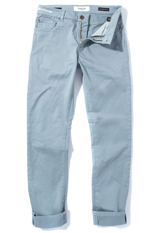 Summit 5-Pocket Cotton Twill In Turchese | Mens - Pants - 5 Pocket | Teleria Zed