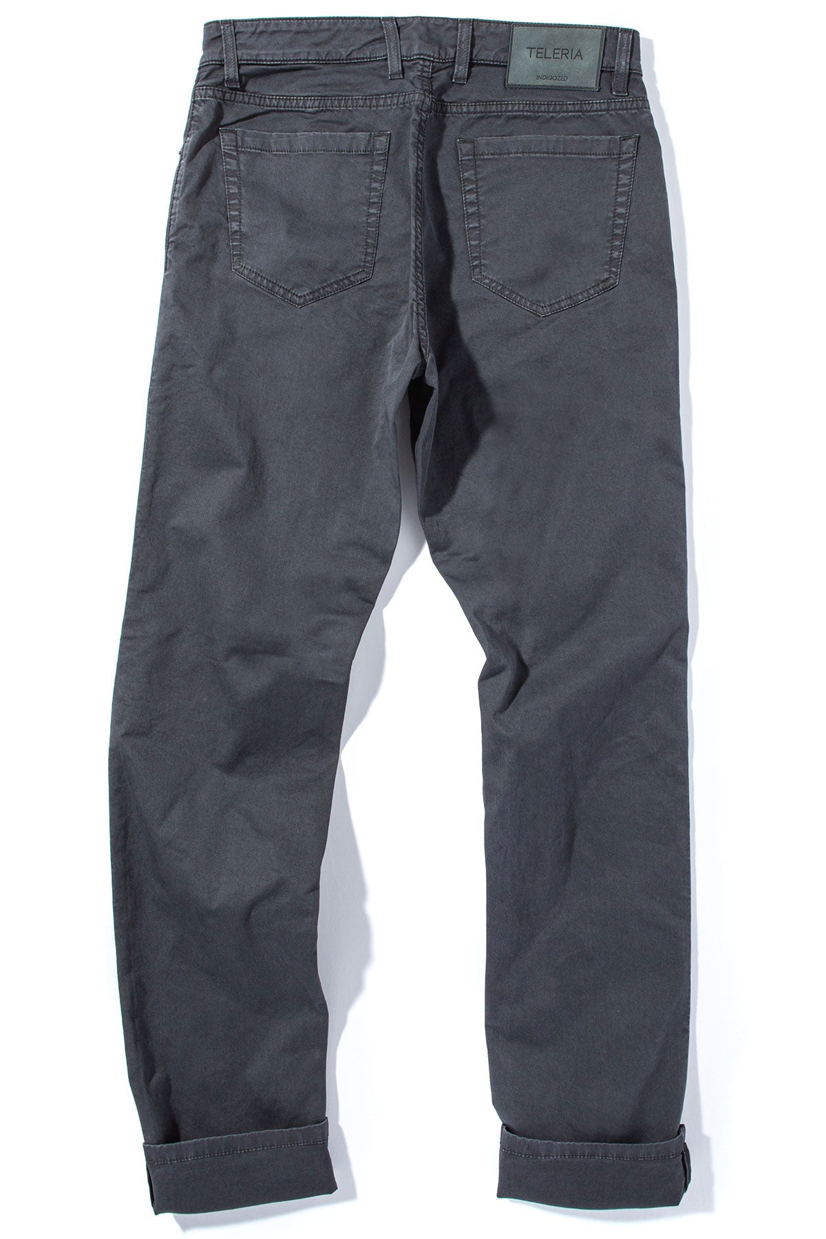 Summit 5-Pocket Cotton Twill In Washed Antracite | Mens - Pants - 5 Pocket | Teleria Zed