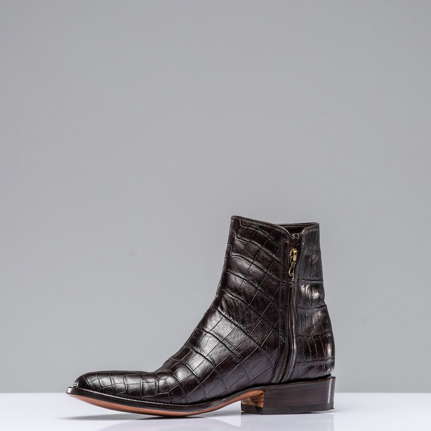 Chocolate Crocodile Chelsea Boots | Mens - Cowboy Boots | Stallion Boots