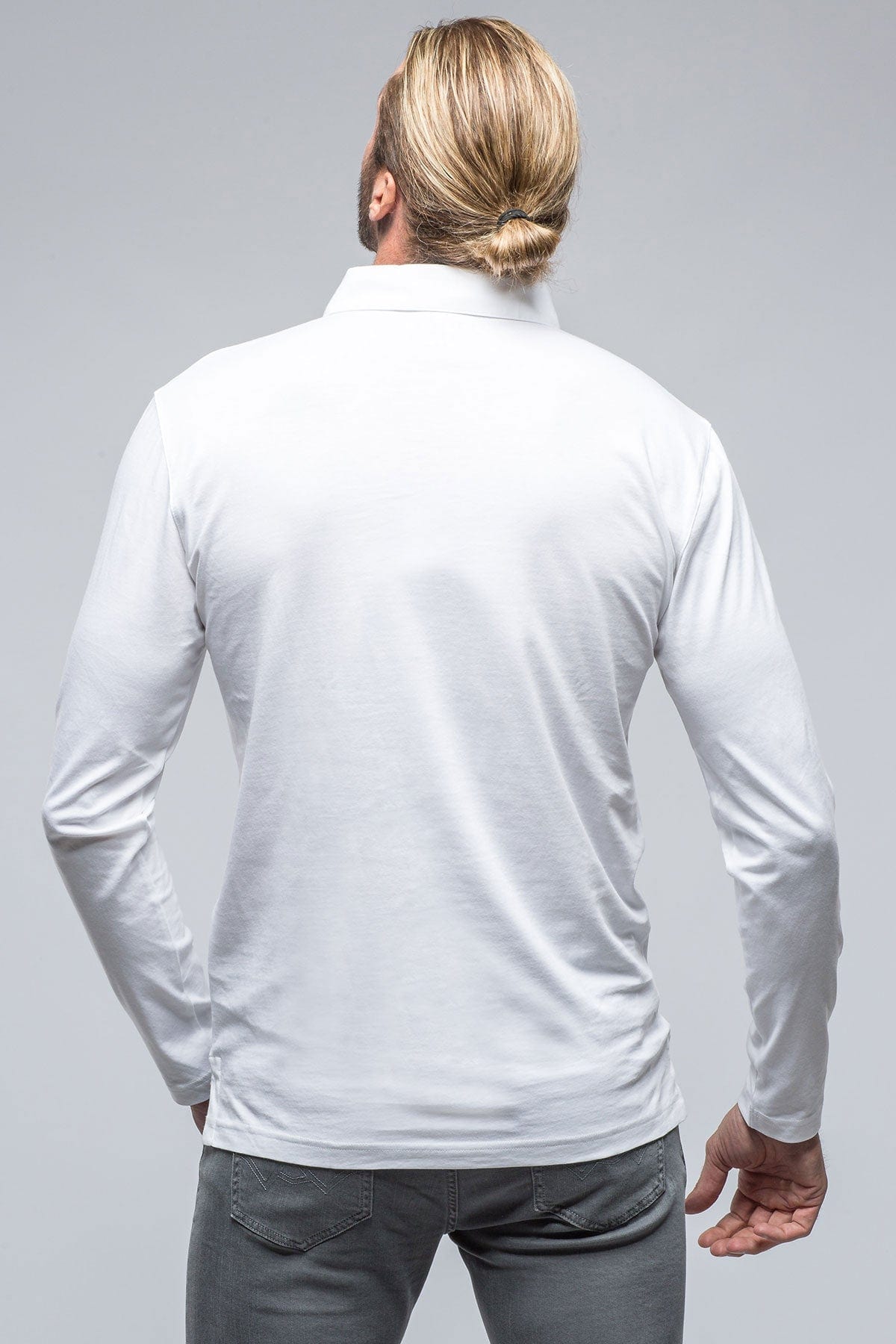 Newport Cotton Polo in White - AXEL'S