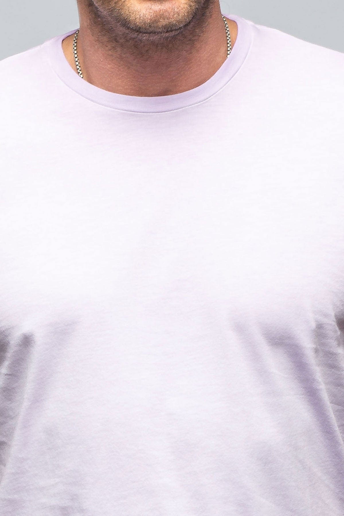 Georg Roth Pismo Cotton Tee In Lilac | Mens - Shirts - T-Shirts