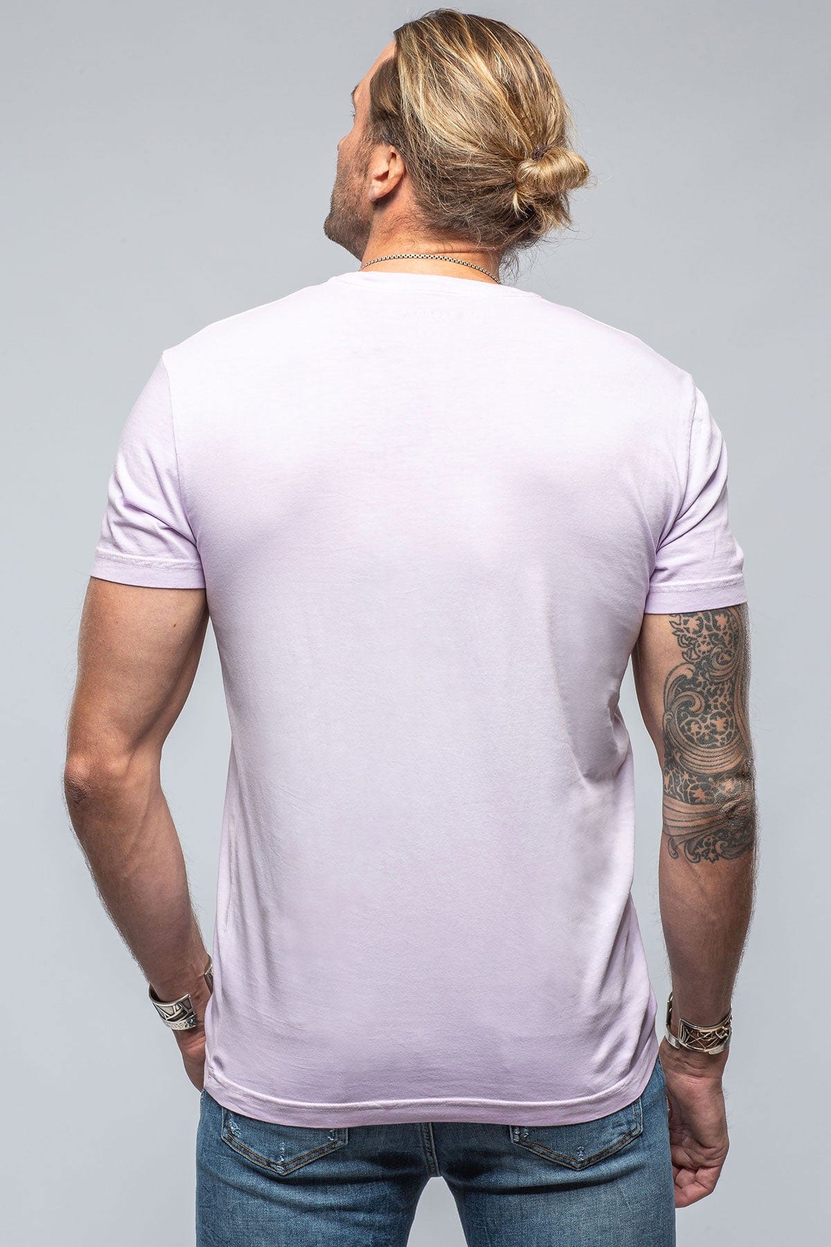 Georg Roth Pismo Cotton Tee In Lilac | Mens - Shirts - T-Shirts