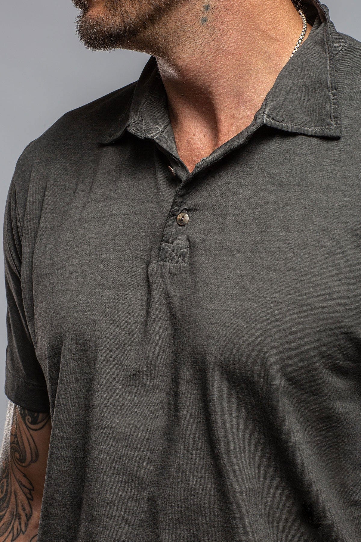 Soho Polo in Charcoal - AXEL'S