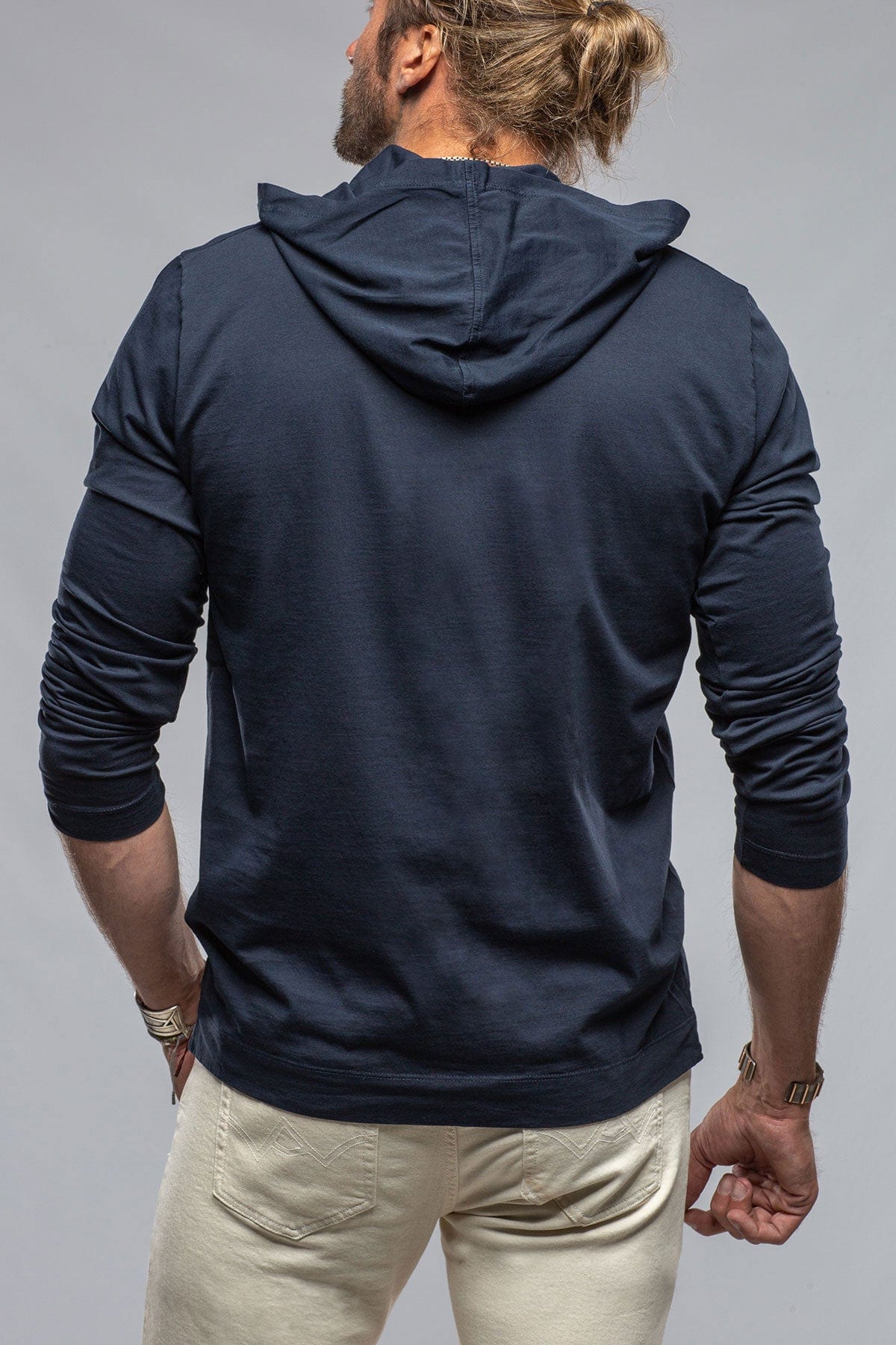 Ventura Hooded Tee in Navy - AXEL'S