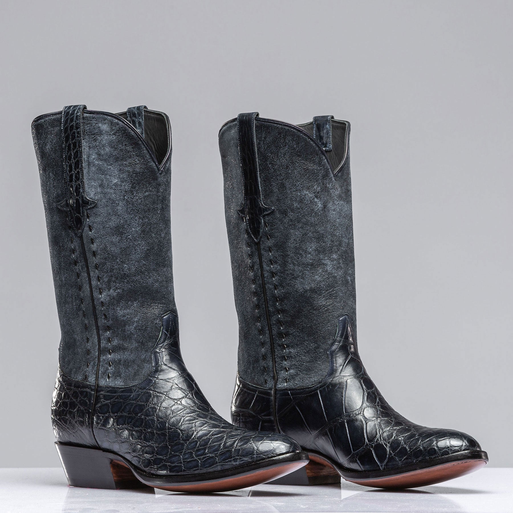 Cruz Western Navy Boot | Mens - Cowboy Boots | Stallion Boots