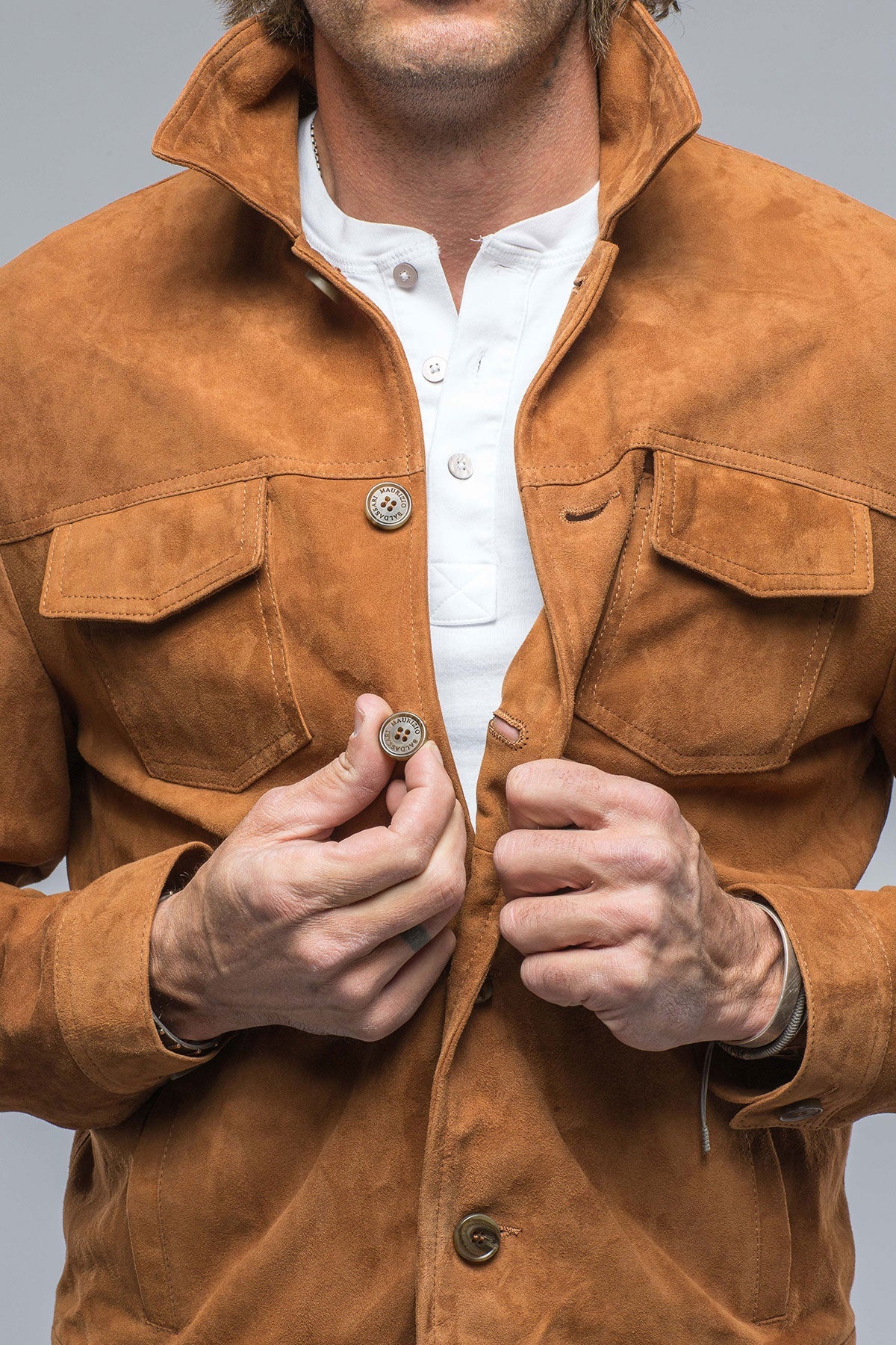 River Suede Overshirt