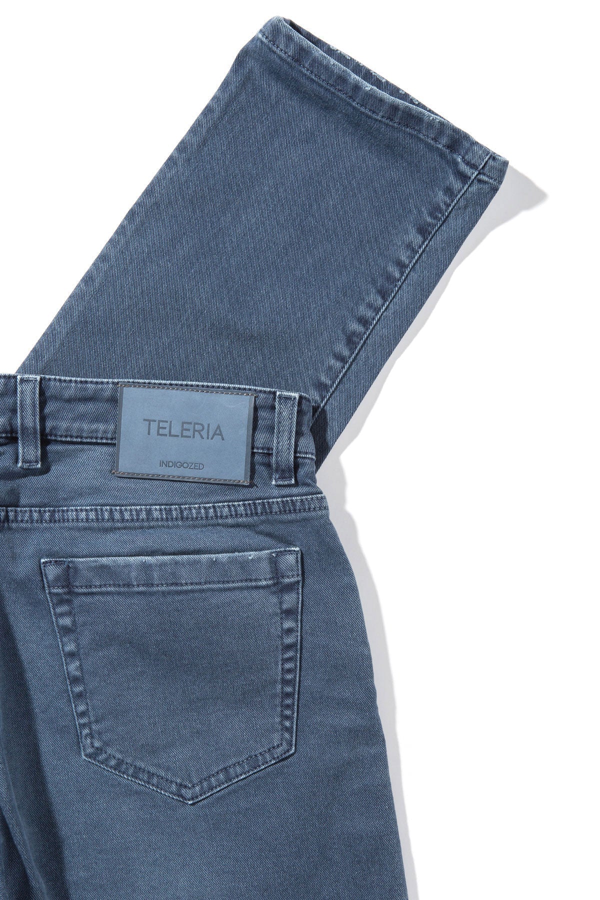 Jackson 5-Pocket Cotton Twill In Blu Oxford | Mens - Pants - 5 Pocket | Teleria Zed