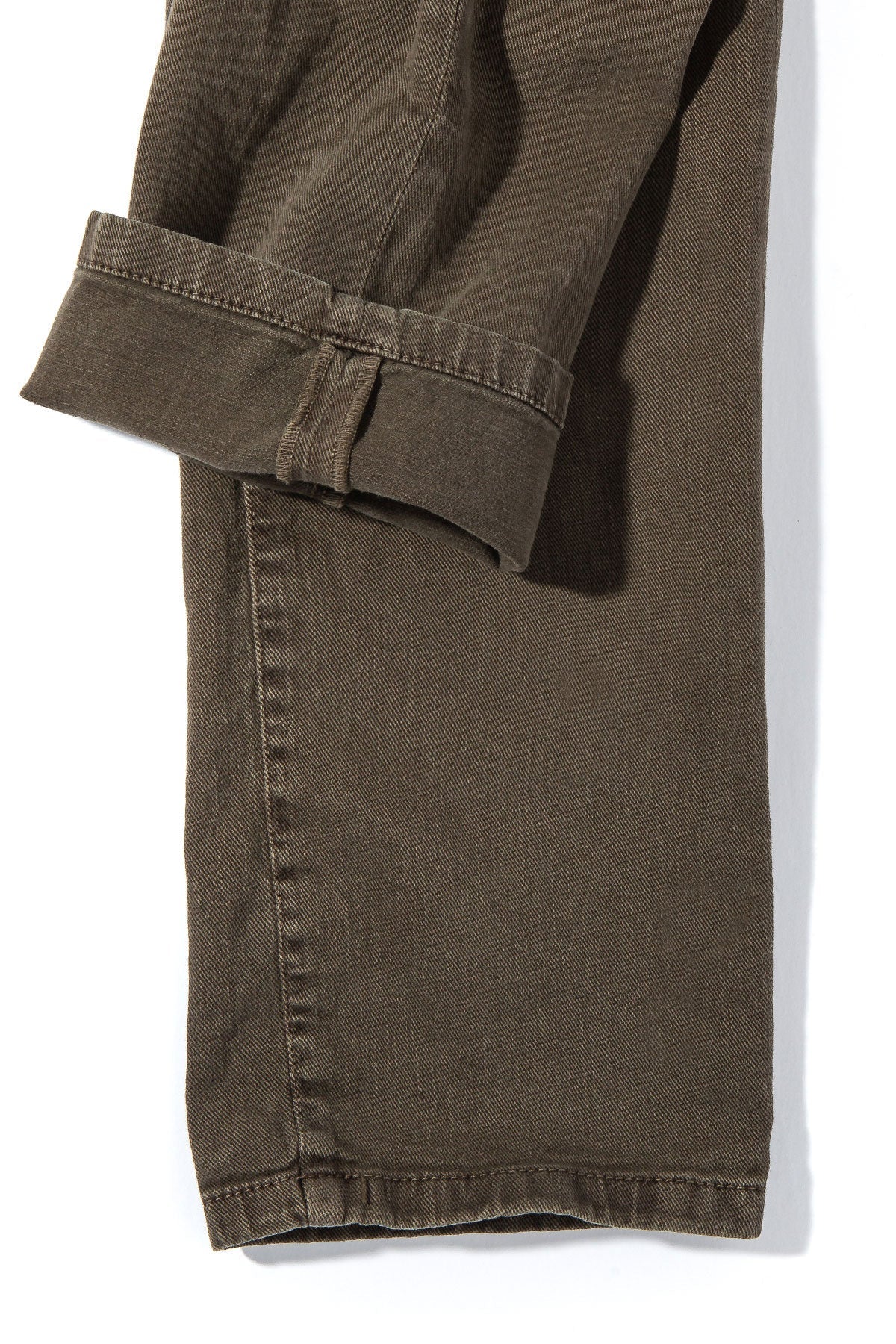 Taos Slim Cotton/Linen Denim in Army