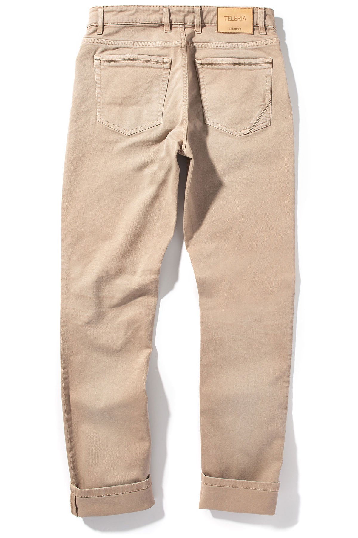 Jackson Slim Cotton Twill In Tortora Light | Mens - Pants - 5 Pocket | Teleria Zed