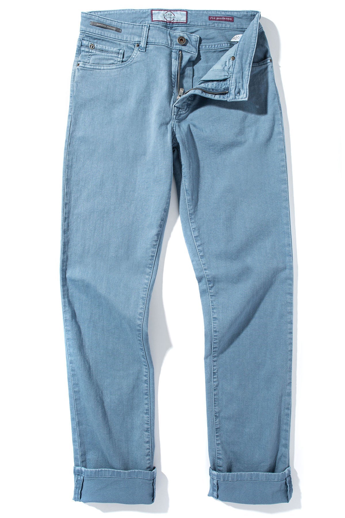 Ouray 5 Pocket Denim in Blue Peony | Mens - Pants - 5 Pocket | Teleria Zed