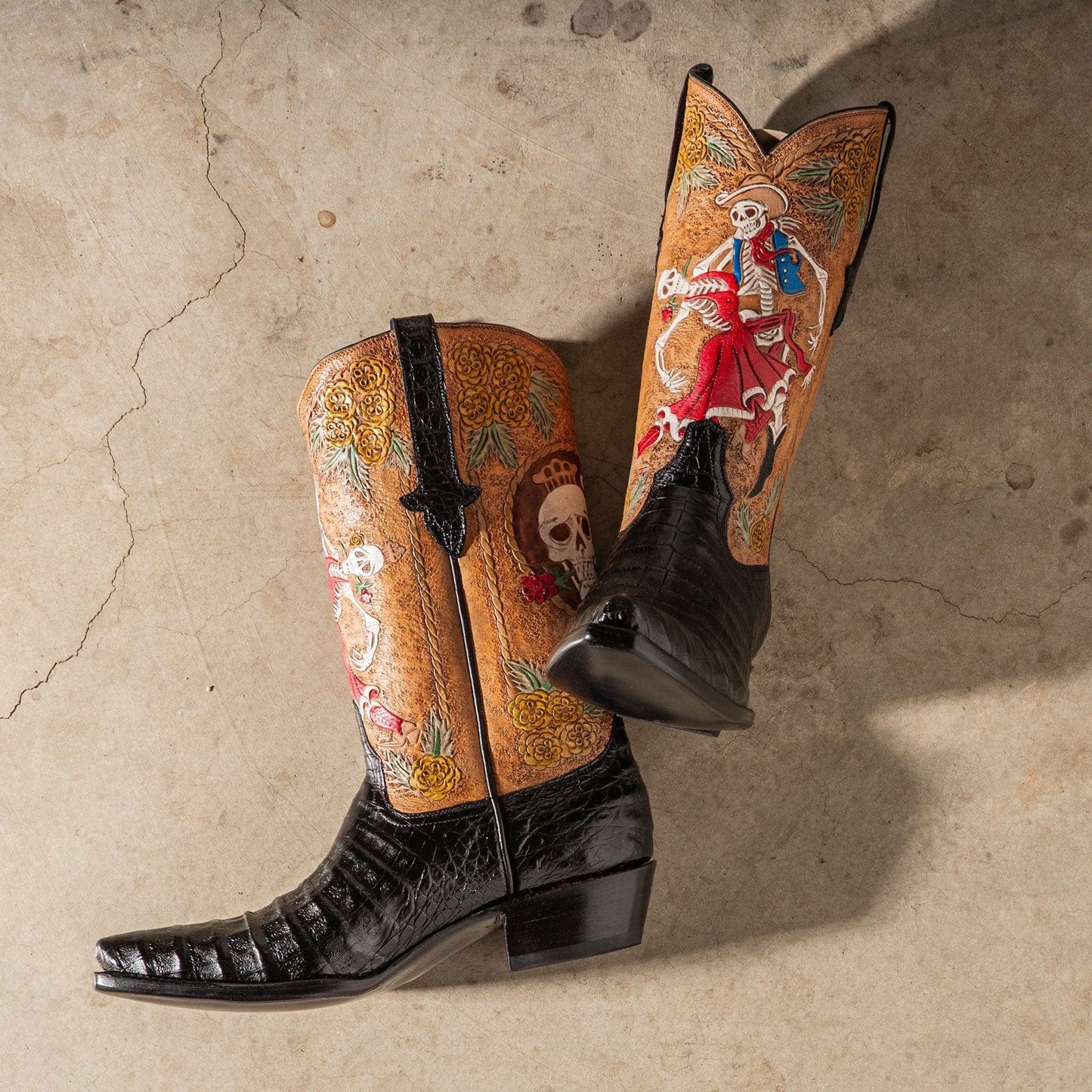 Stallion Boots Day of the Dead Boots | Mens - Cowboy Boots