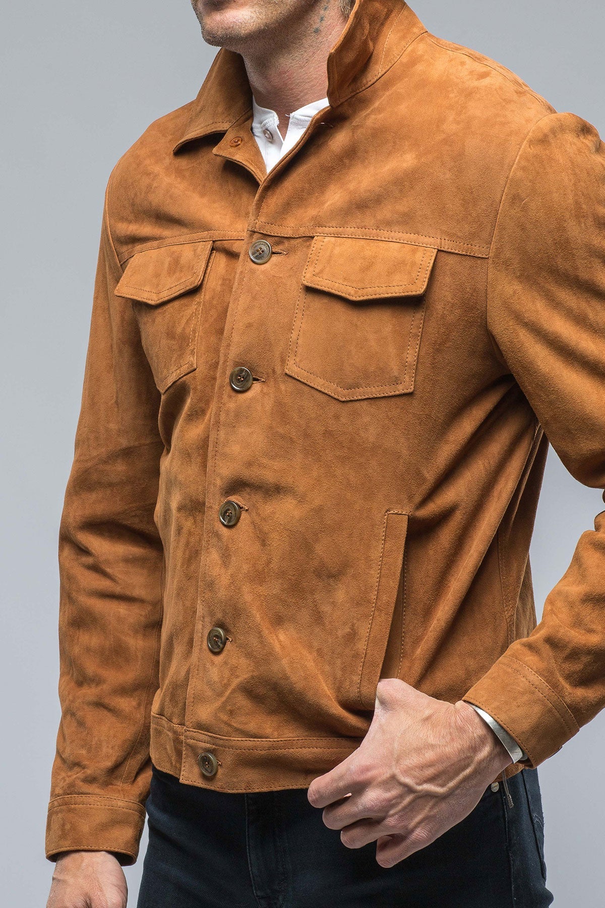 River Suede Overshirt