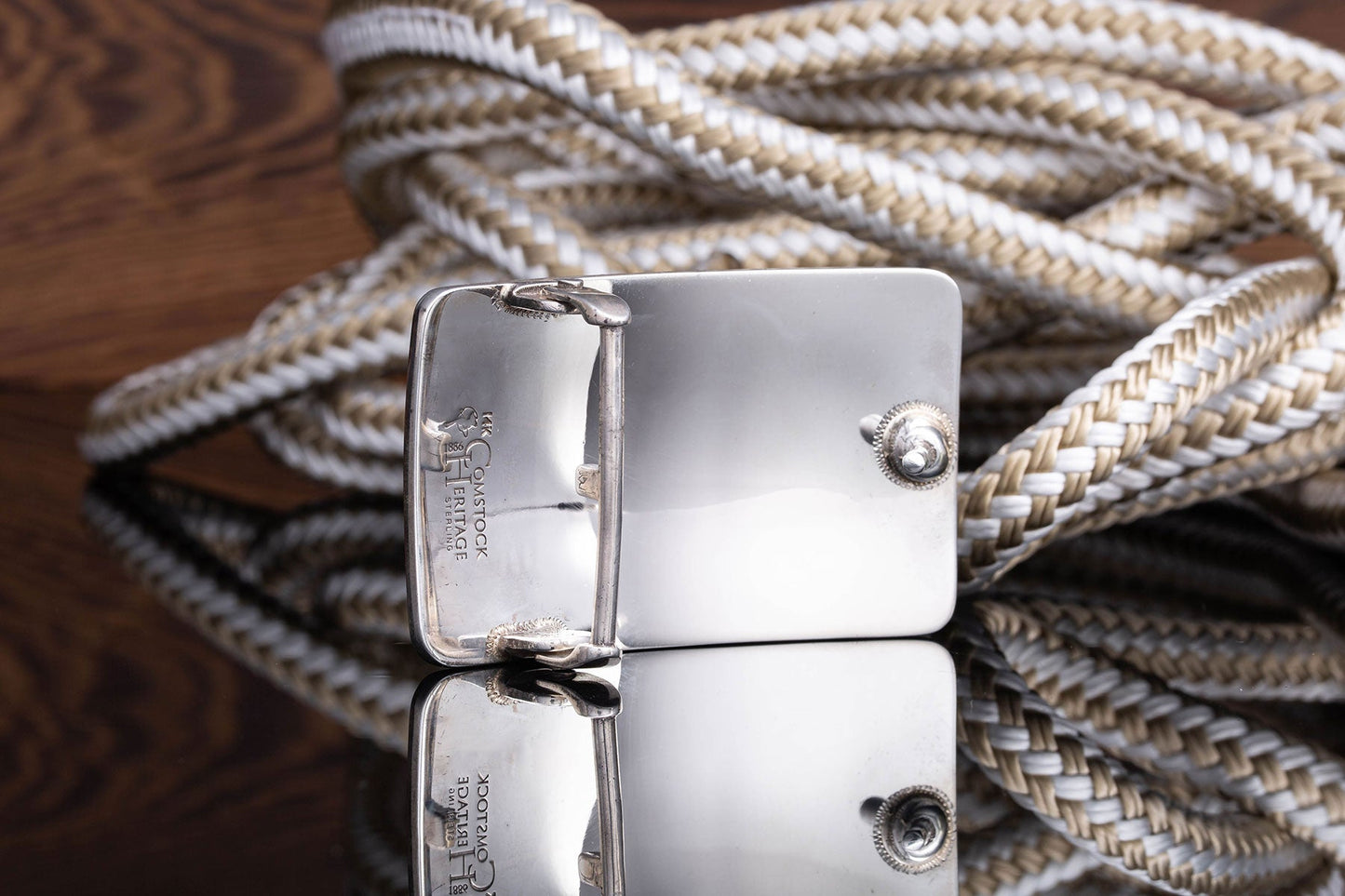 Mason B Fish Initials Trophy Buckle | Belts And Buckles - Trophy | Comstock Heritage