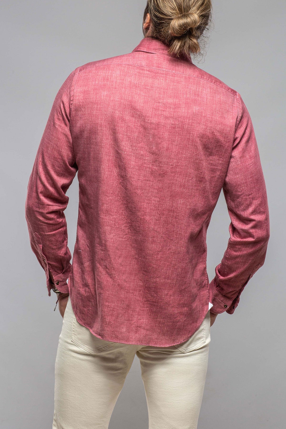 Wyatt Western Snap Shirt Cranberry | Mens - Shirts - Outpost | Giannetto Portofino