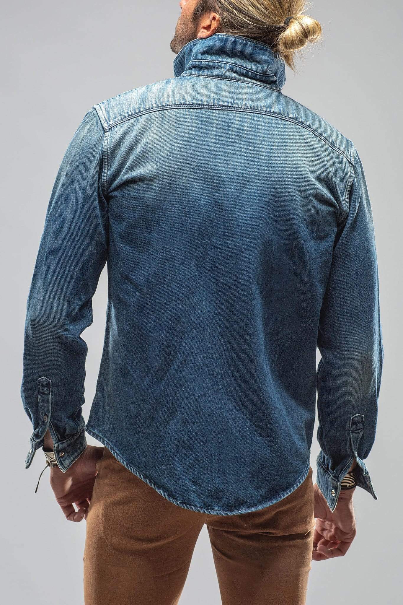 Trapper Denim Snap Shirt - AXEL'S